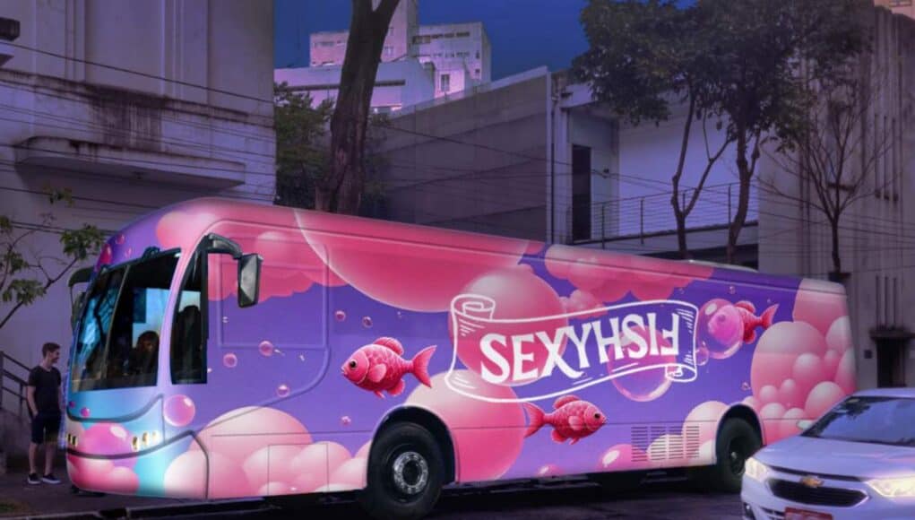 Wine Bus Sexy Fish